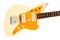 Squier J Mascis Jazzmaster - Gold Anodized Pickguard - Vintage White with Fender Deluxe Molded Case
