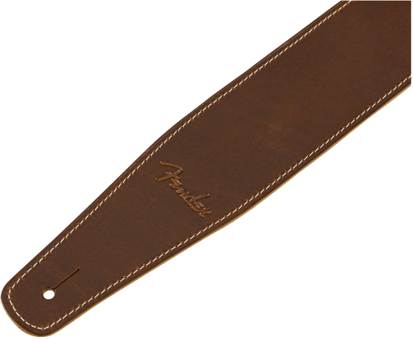 Fender Broken-In Leather Strap 2.5" - Tan