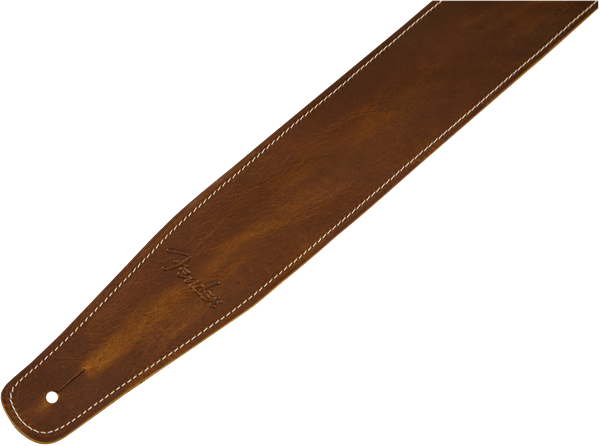 Fender Broken-In Leather Strap 2.5" - Tan