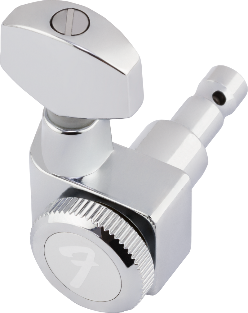 Fender Locking Stratocaster/Telecaster Staggered Tuning Machines (6) - Polished Chrome