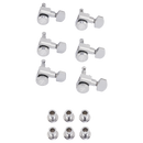 Fender Locking Stratocaster/Telecaster Staggered Tuning Machines (6) - Polished Chrome
