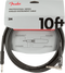 Fender Professional Series Instrument Cable Straight-Angle 10' - Black