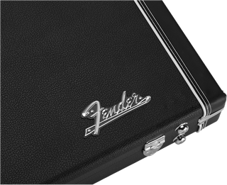Fender Classic Series Wood Electric Guitar Case - Jazzmaster/Jaguar - Black