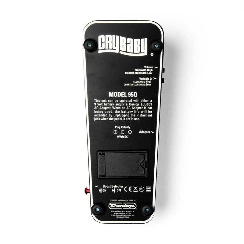Dunlop Cry Baby 95Q Wah - Safe Haven Music