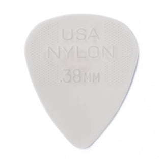 Dunlop 44P038 Nylon Standard Guitar Picks - .38mm White (12 Pack) - Safe Haven Music