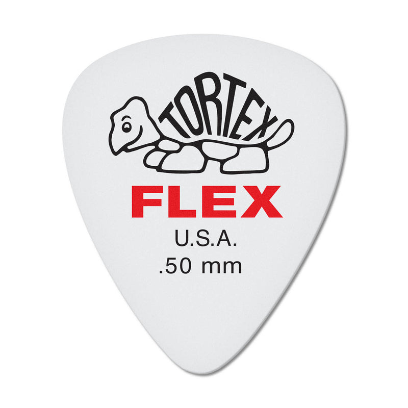 Dunlop 428P050 Tortex Flex Standard Pick .50MM 12-Pack