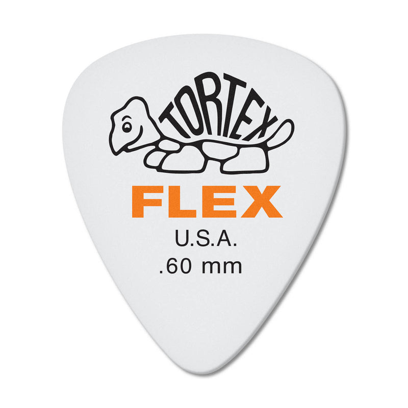 Dunlop 428P060 Tortex Flex Standard Pick .60MM 12-Pack