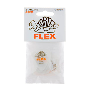 Dunlop 428P060 Tortex Flex Standard Pick .60mm (12-Pack)
