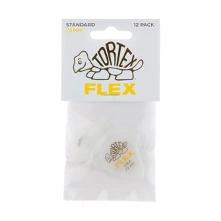 Dunlop 428P073 Tortex Flex Standard Pick .73mm (12-Pack)
