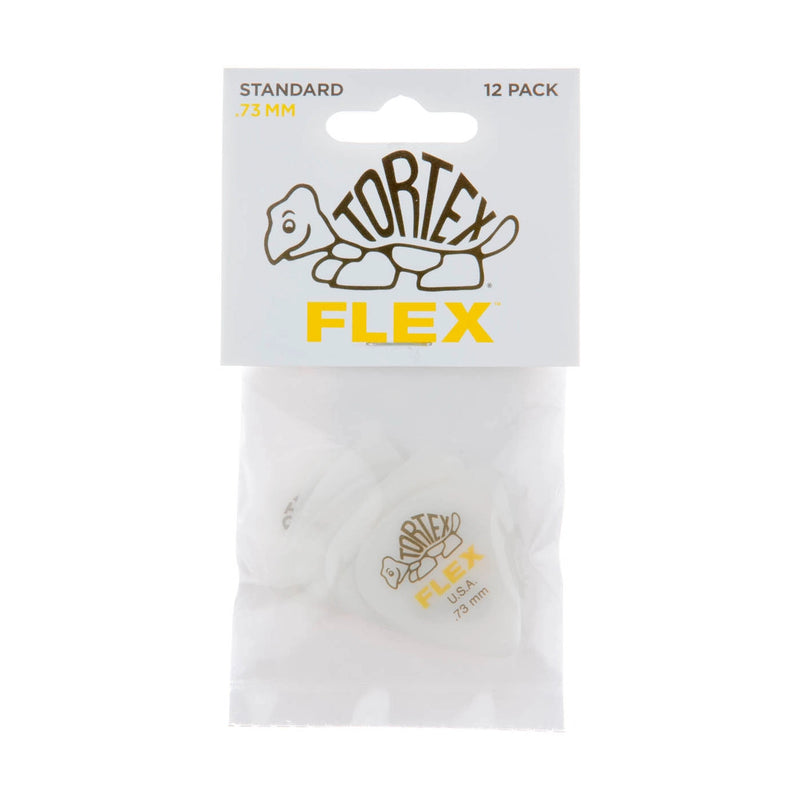 Dunlop 428P073 Tortex Flex Standard Pick .73MM 12-Pack