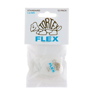Dunlop 428P100 Tortex Flex Standard Pick 1.0mm (12-Pack)