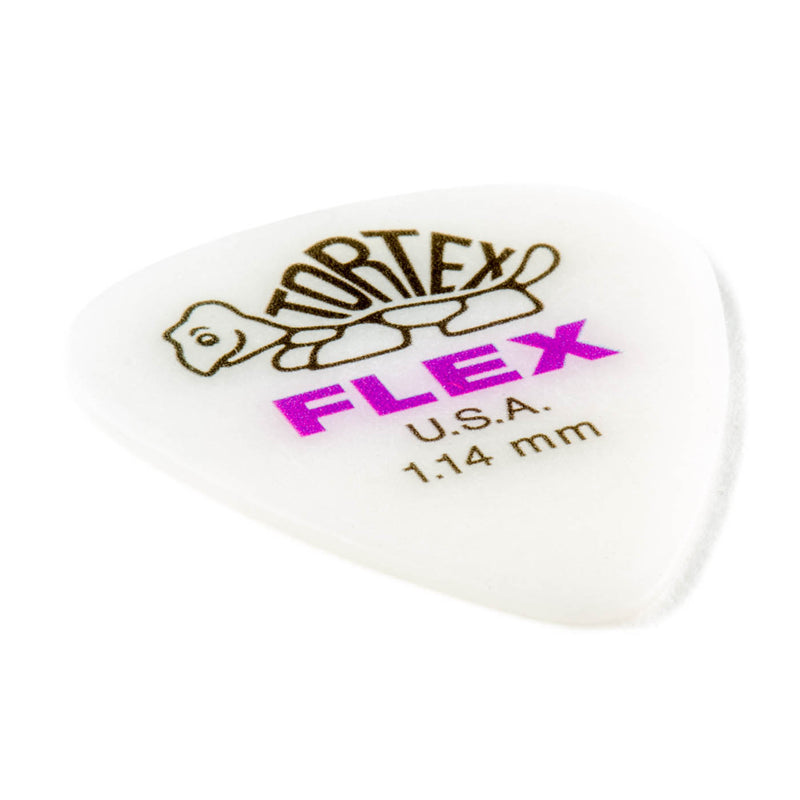 Dunlop 428P114 Tortex Flex Standard Pick 1.14MM 12-Pack