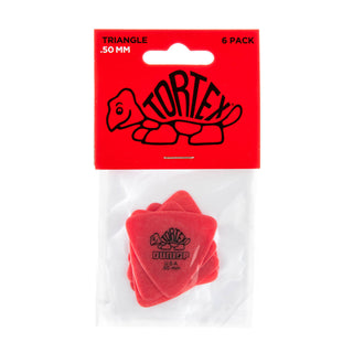 Dunlop 431P050 Tortex Triangle Pick .50mm (6-Pack)