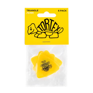 Dunlop 431P073 Tortex Triangle Pick .73mm (6-Pack)