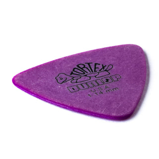 Dunlop 431P114 Tortex Triangle Pick 1.14MM 6-Pack