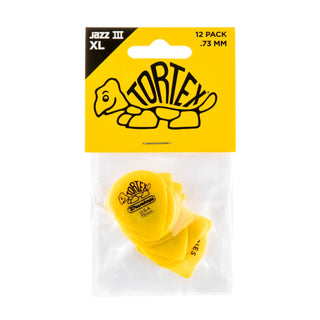 Dunlop 498P073 Tortex Jazz III XL Pick .73MM 12-Pack