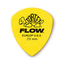 Dunlop 558P073 Tortex Flow Guitar Picks - .73mm Yellow (12 Pack) - Safe Haven Music