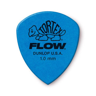 Dunlop 558P100 Tortex Flow Guitar Picks - 1.00mm Blue (12 Pack) - Safe Haven Music