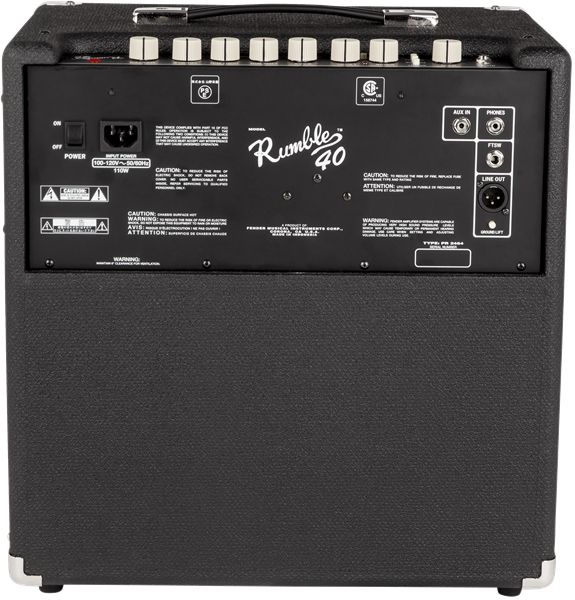 Fender Rumble 40 V3 1x10" 40-watt Bass Combo Amp