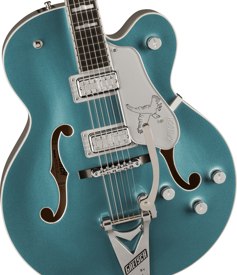 Gretsch G6136T-140 Limited Edition 140th Double Platinum Falcon - Two Tone Stone Platinum/Pure Platinum