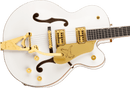 Gretsch G6136TG Players Edition Falcon Hollow Body with String-Thru Bigsby and Gold Hardware - White