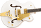 Gretsch G6136TG Players Edition Falcon Hollow Body with String-Thru Bigsby and Gold Hardware - White