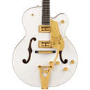 Gretsch G6136TG Players Edition Falcon Hollow Body with String-Thru Bigsby and Gold Hardware - White