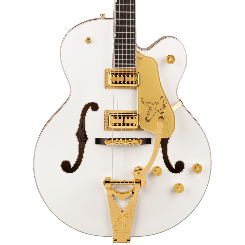 Gretsch G6136TG Players Edition Falcon Hollow Body with String-Thru Bigsby and Gold Hardware - White