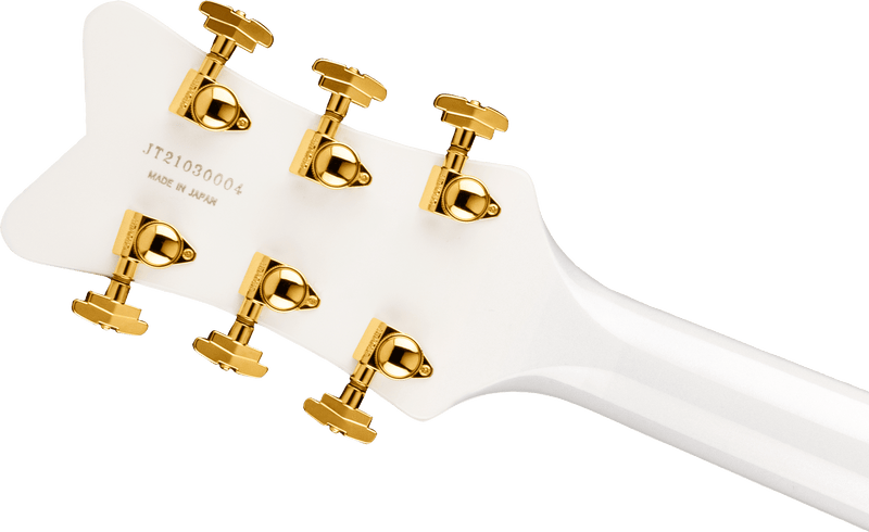 Gretsch G6136TG Players Edition Falcon Hollow Body with String-Thru Bigsby and Gold Hardware - White