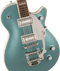 Gretsch G5230T-140 Electromatic 140th Double Platinum Jet - Two Tone Stone Platinum/Pearl Platinum