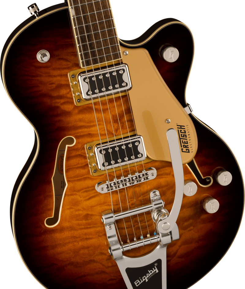 Gretsch G5655T-QM Electromatic Center Block Jr. Single-Cut Quilted Maple - Sweet Tea