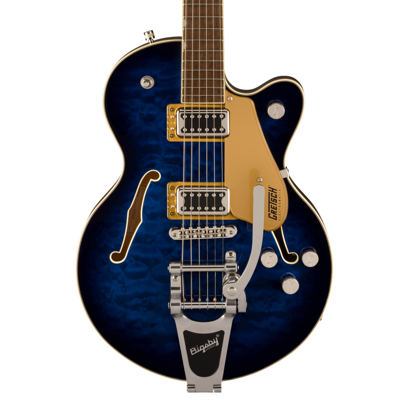 Gretsch G5655T-QM Electromatic Center Block Jr. Single-Cut Quilted Maple - Hudson Sky