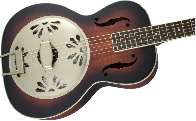 Gretsch G9241 Alligator Biscuit Round-Neck Acoustic / Electric Resonator Guitar