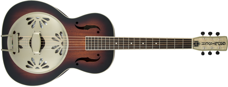Gretsch G9241 Alligator Biscuit Round-Neck Acoustic / Electric Resonator Guitar