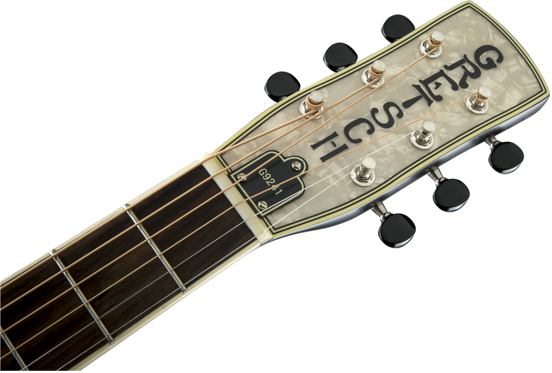 Gretsch G9241 Alligator Biscuit Round-Neck Acoustic / Electric Resonator Guitar