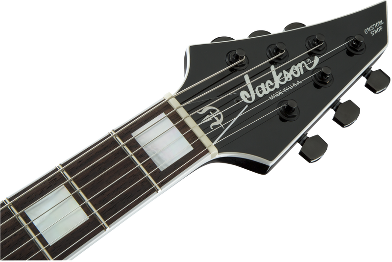Jackson USA Signature Marty Friedman MF-1 - Gloss Black with White Bevels - SPECIAL ORDER
