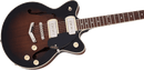Used Gretsch G2655-P90 Streamliner Center Block Jr. Double-Cut P90 with V-Stoptail - Brownstone