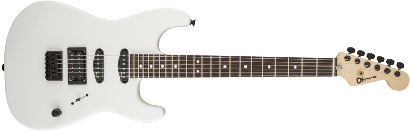 Charvel USA Select San Dimas Style 1 HSS HT - Snow Blind Satin with Case - Safe Haven Music