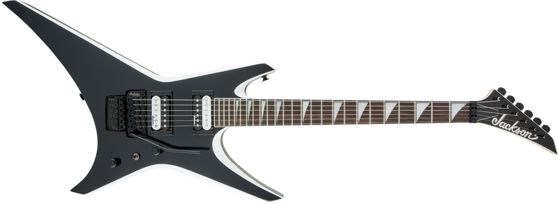 Jackson JS32 Warrior - Black with White Bevels