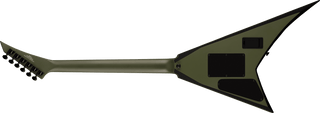 Jackson X Series Rhoads RRX24 - Matte Army Drab with Black Bevels - Used