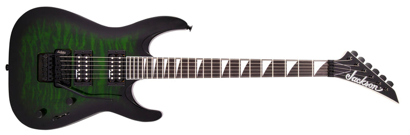 Jackson JS Series Dinky Arch Top JS32Q DKA - Transparent Green Burst