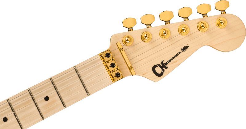 Charvel Pro-Mod So-Cal Style 1 HH FR - Snow White with Gold Pickguard - Used