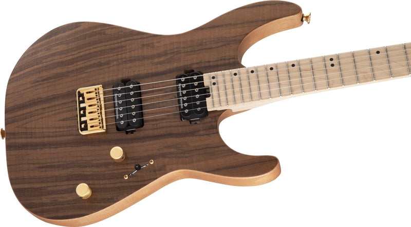 Charvel Pro-Mod DK24 HH HT M Mahogany with Figured Walnut - Natural - Safe Haven Music
