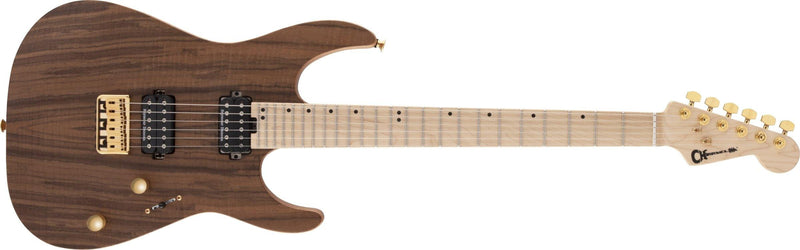 Charvel Pro-Mod DK24 HH HT M Mahogany with Figured Walnut - Natural - Safe Haven Music