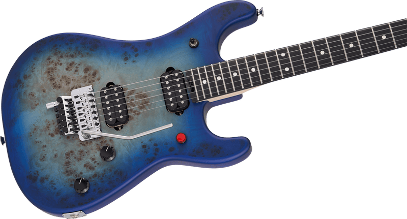 EVH 5150 Series Deluxe Poplar Burl - Aqua Burst