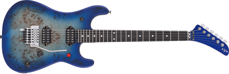 EVH 5150 Series Deluxe Poplar Burl - Aqua Burst