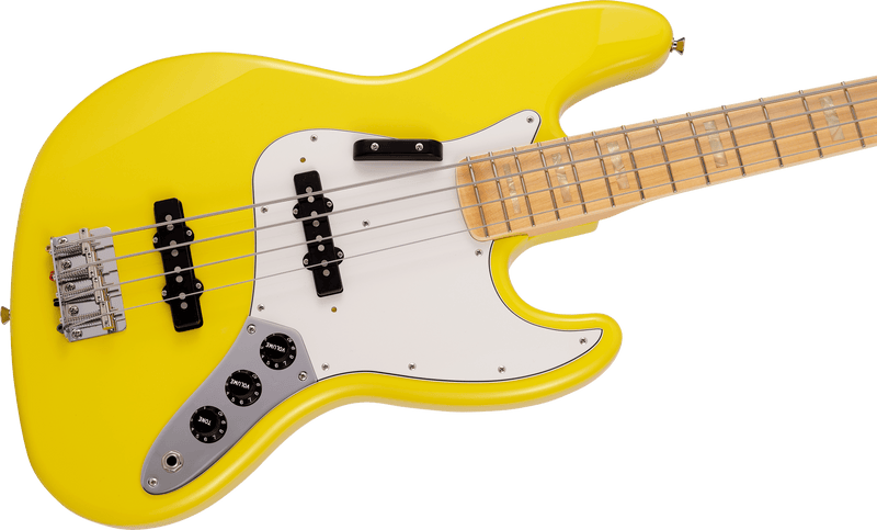 Fender Made in Japan Limited International Color Jazz Bass - Monaco Yellow - Used