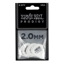 Ernie Ball 2.0mm White Standard Prodigy Picks 6-pack - Safe Haven Music