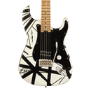 EVH Striped Series ‘78 Eruption - White with Black Stripes Relic - Used