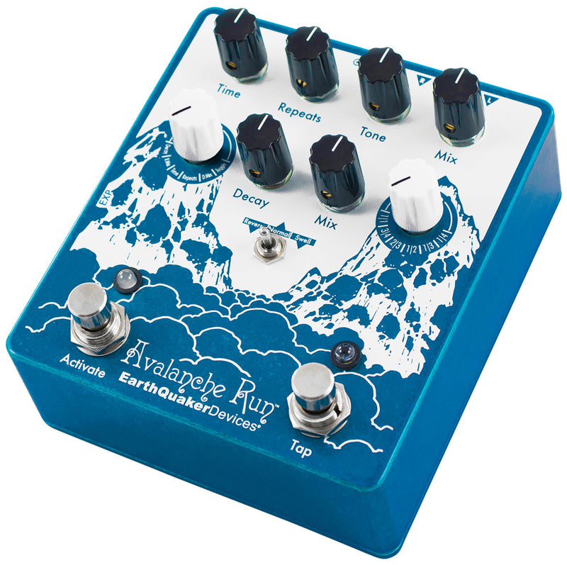 Earthquaker Devices Avalanche Run V2 - Stereo Reverb and Delay with Tap Tempo